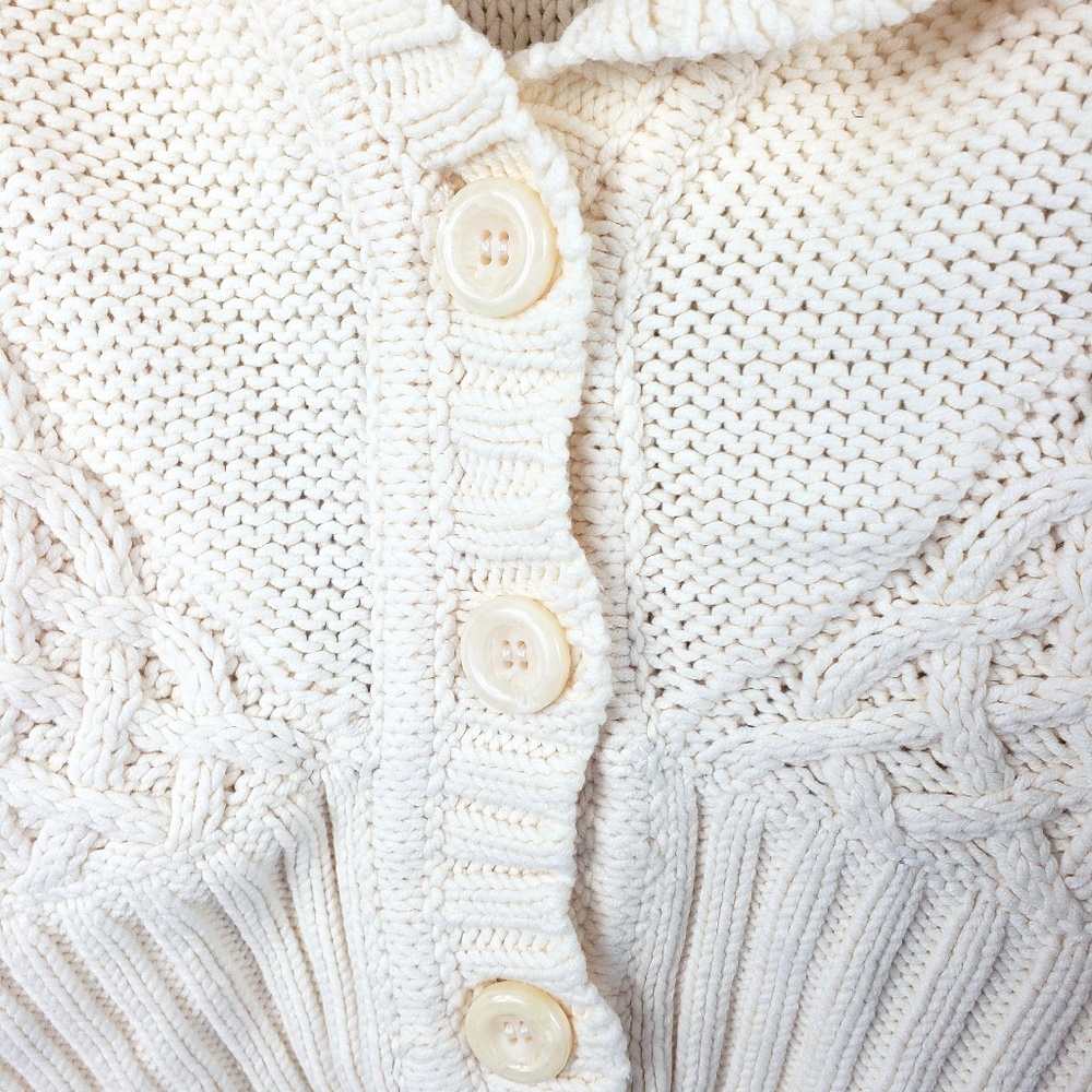 TapeMeasure Chunky Cozy Cable Knit Cardigan XLP - Picture 5 of 7